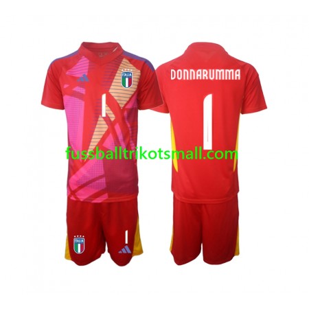 Fußballtrikots Italien Donnarumma 1 Torwart Kinder EURO 2024 Kurzarm 3rd trikot kaufen